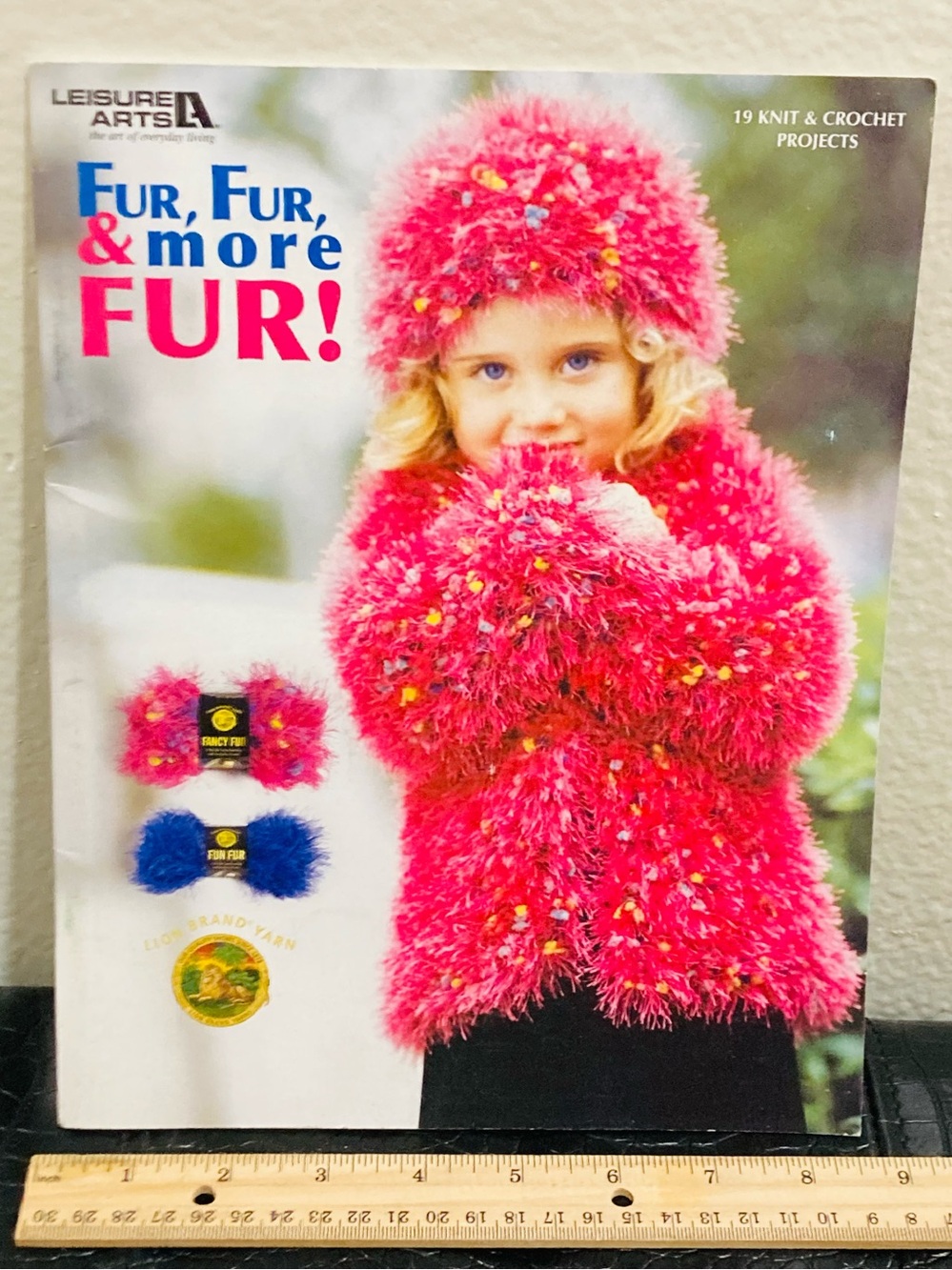 Fur, Fur & More Fur Knot and Crochet Patterns for Fun Fur Decorative Yarn